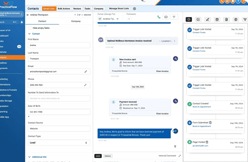 Centralized CRM + Automation